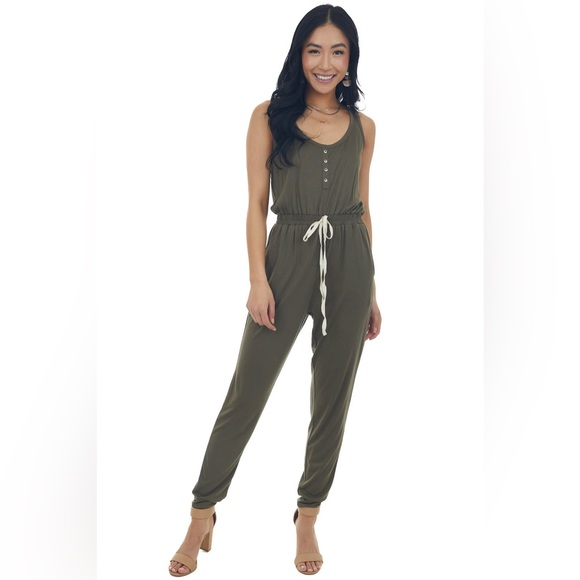 Umgee Button Stretched Pants